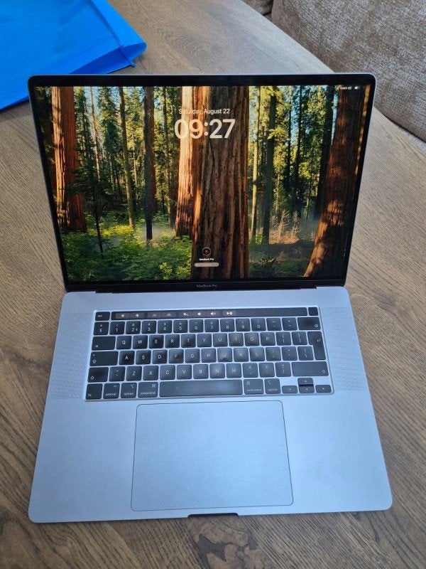 Apple MacBook Pro late 2019 16 inch, MacBook Pro, Gebruikt, 2 tot 3 Ghz, Qwerty