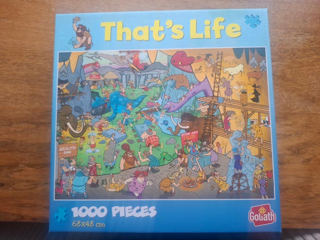 That's Life Puzzels - 1000 stukjes, Hobby en Vrije tijd, Denksport en Puzzels, Ophalen, 500 t/m 1500 stukjes, Gebruikt, Legpuzzel