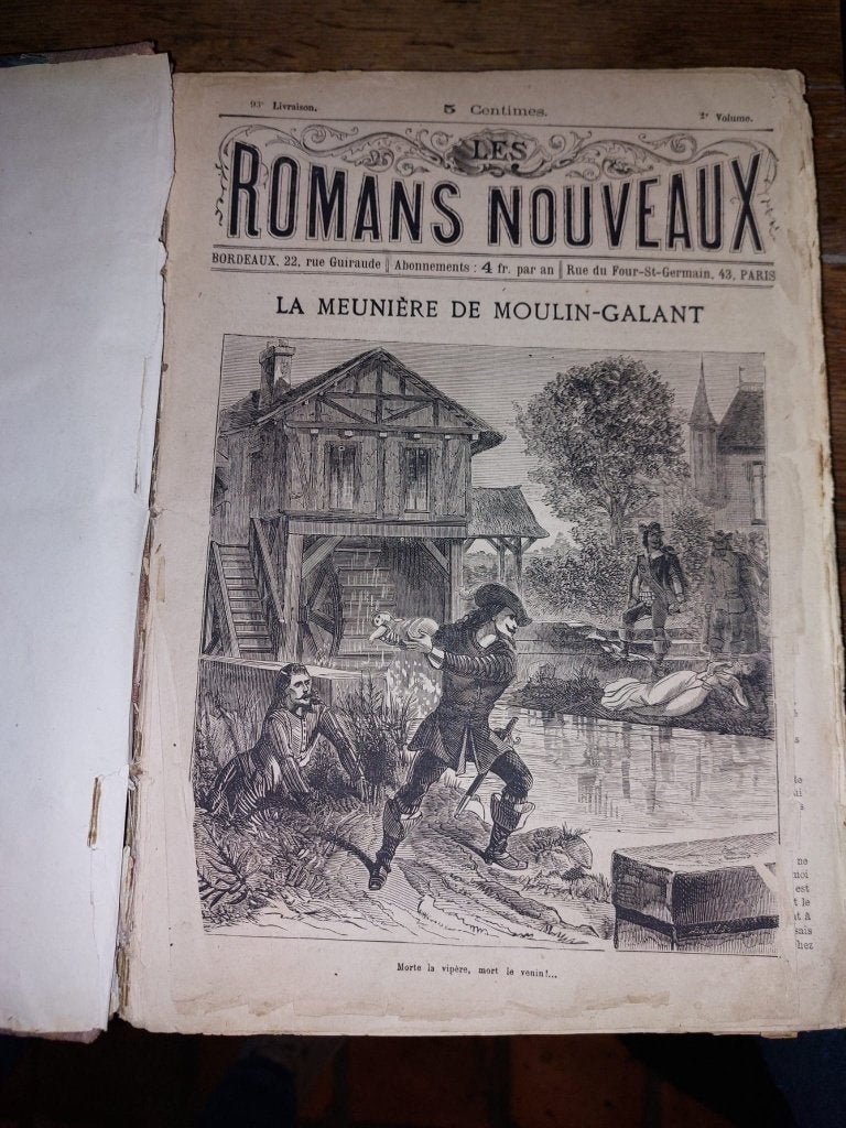 Les romans nouveaux, begin 1900, Ophalen of Verzenden