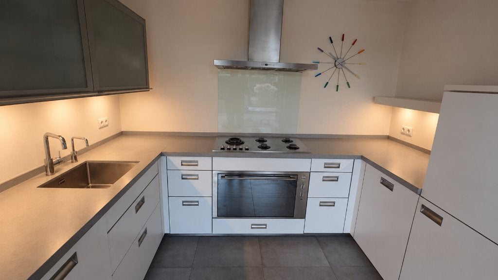 Complete Siematic keuken, Ophalen, Gebruikt, U-keuken, Wit
