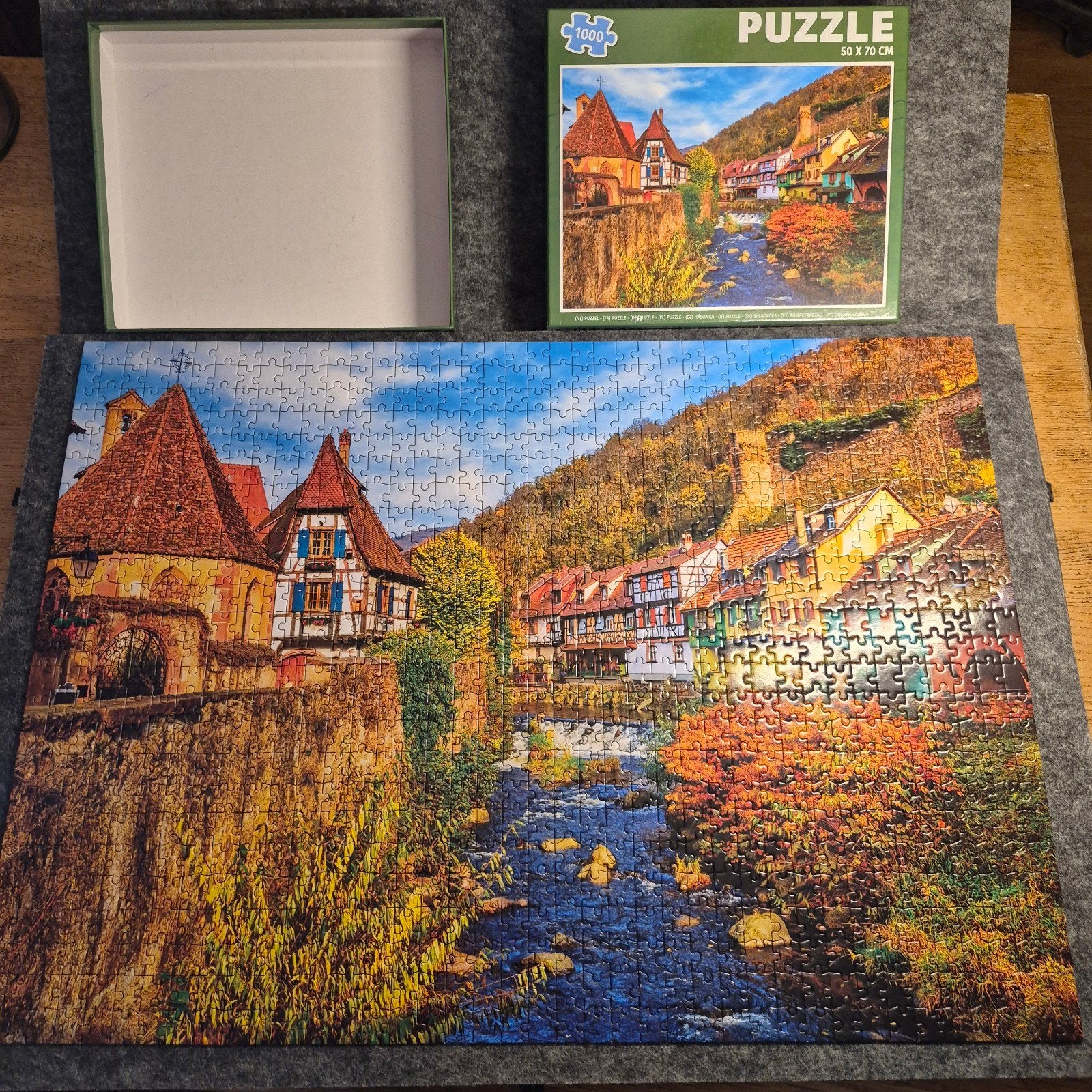 puzzel 1000stukjes, Ophalen, 500 t/m 1500 stukjes, Zo goed als nieuw