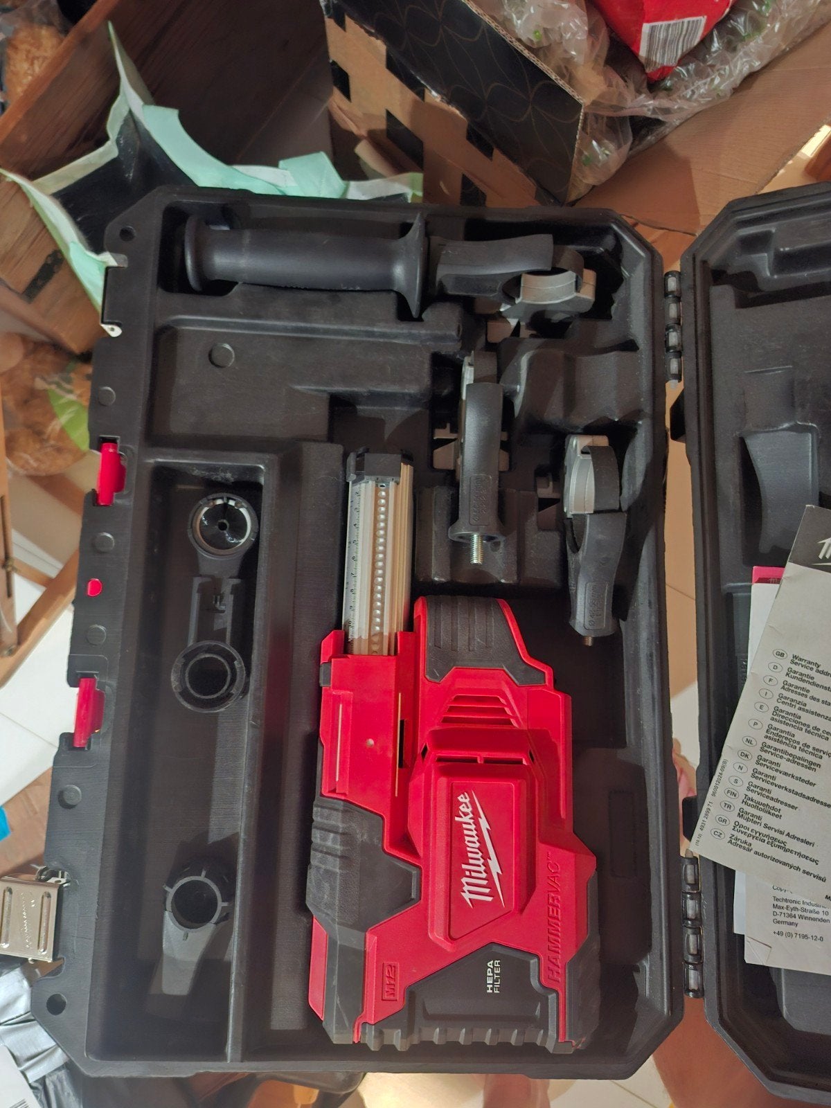 Milwaukee M12 HAMMERVAC, Ophalen of Verzenden