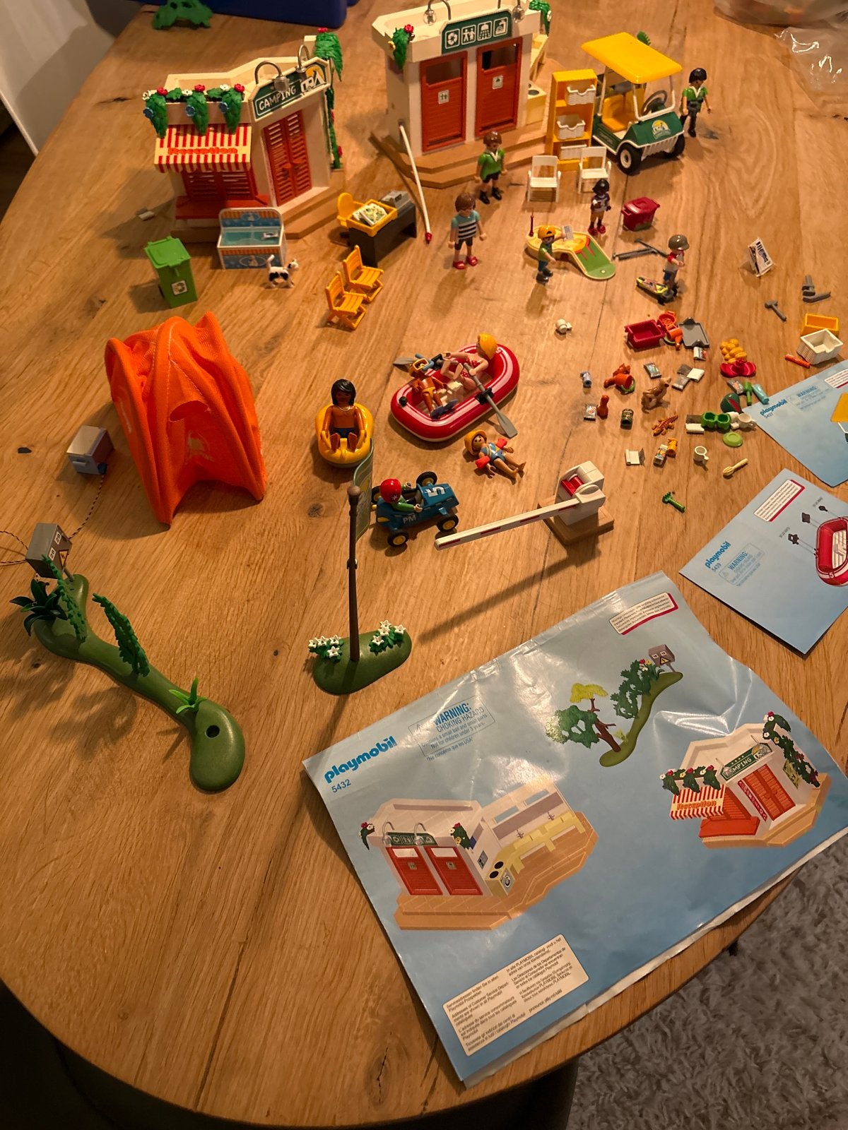 Grote Playmobil Camping Set met veel extra's, Ophalen of Verzenden, Gebruikt