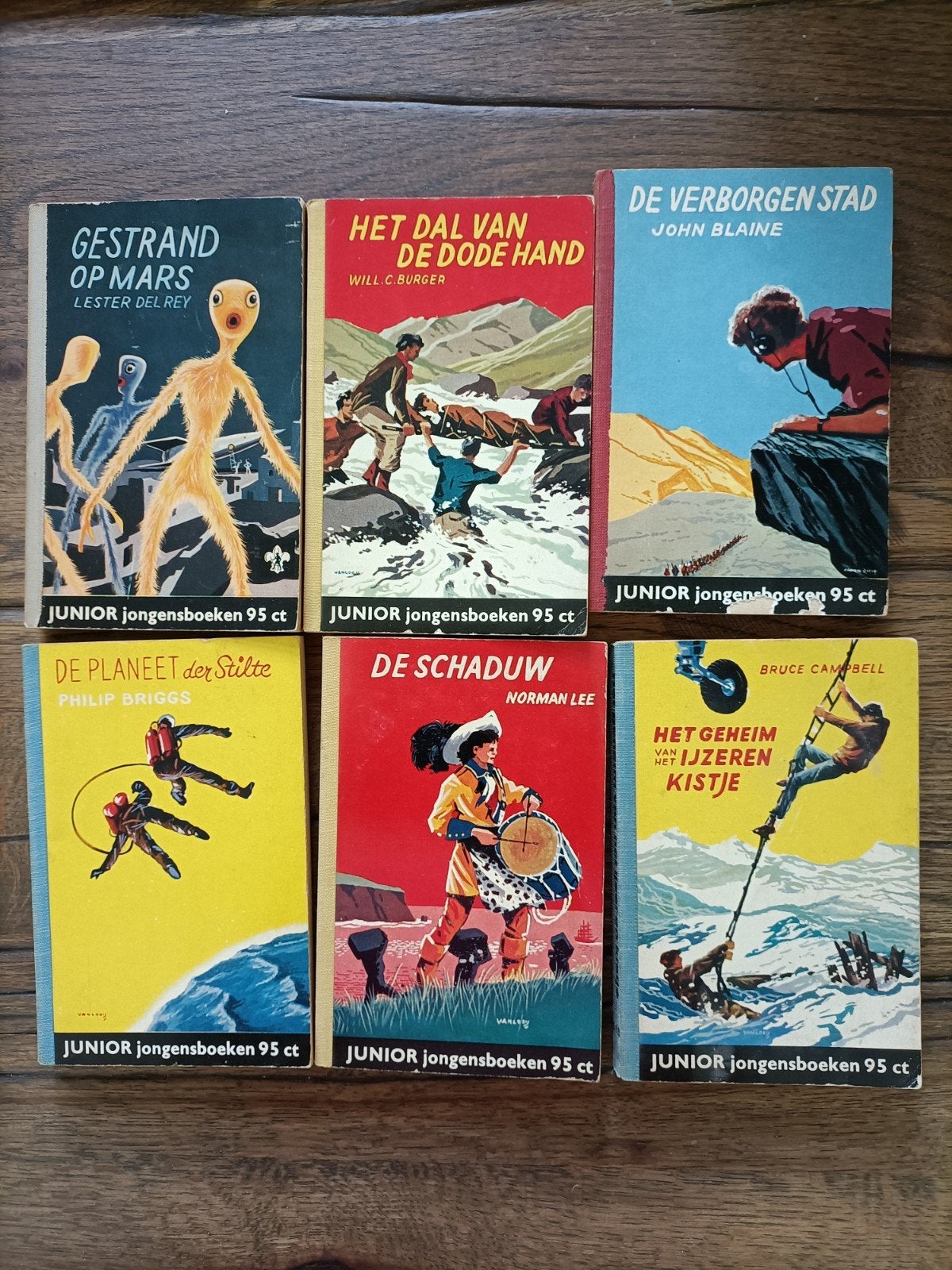 14 Nostalgische Junior Jongensboeken - Gelezen Conditie, Boeken, Ophalen of Verzenden, Gelezen, Fictie algemeen