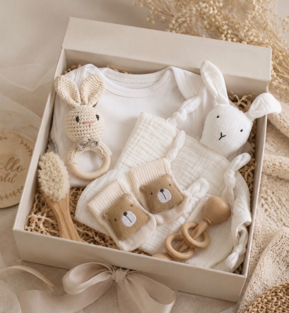 Luxe kraamcadeau set jongens en meisjes, Verzenden, Nieuw, Kraamcadeau