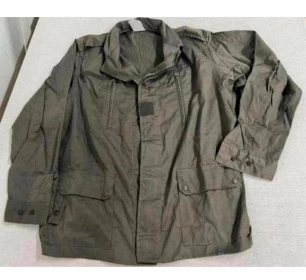 Franse Militaire F2 O.D veldjas jas military frans frankrijk, Kleding of Schoenen, Ophalen of Verzenden, H, H