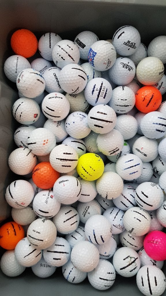 GEBRUIKTE, GEWASSEN GOLFBALLEN, Sport en Fitness, Golf, Ophalen, Gebruikt, Bal(len), Overige merken