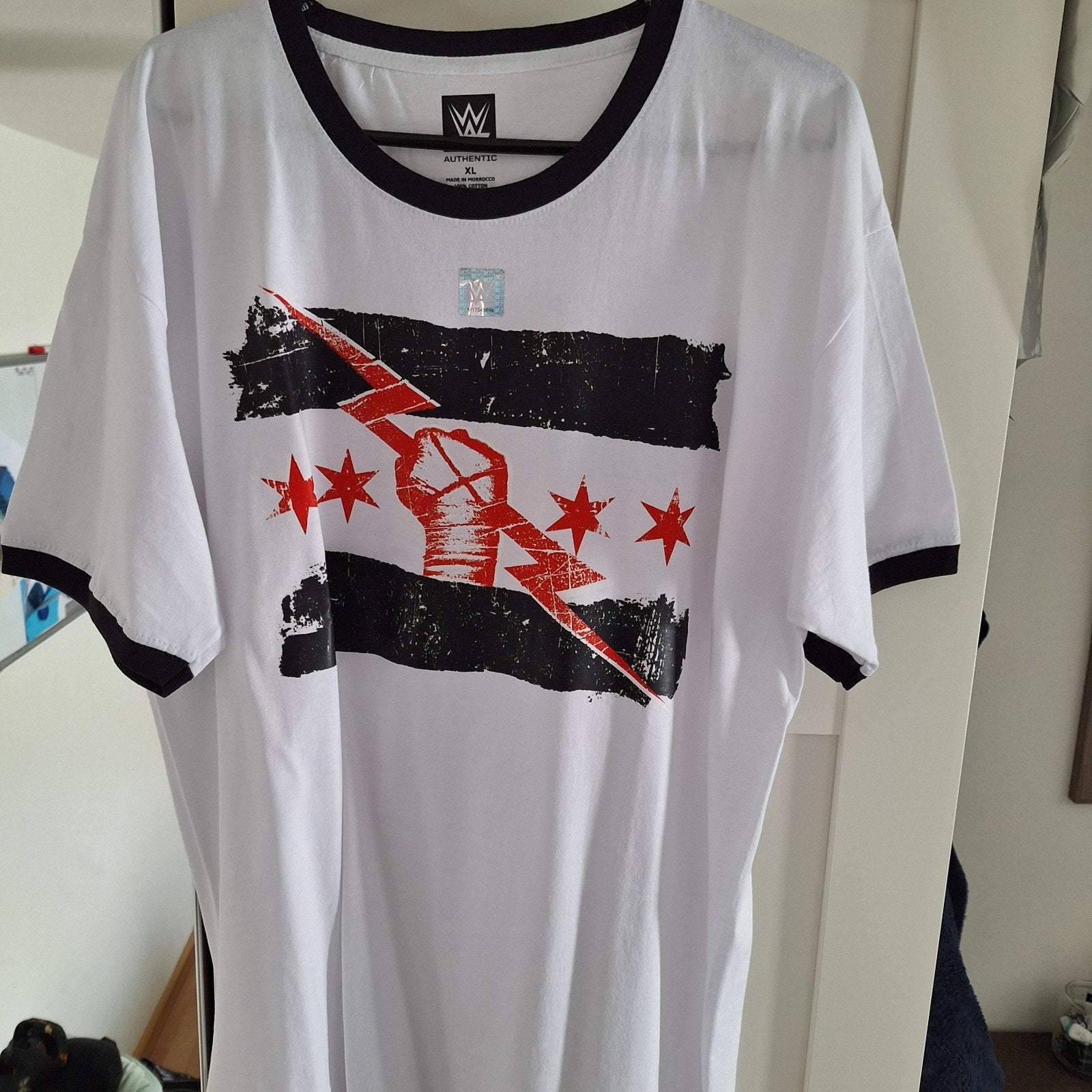 CM Punk WWE T-shirt - Nieuw - Maat XL - Must-have!, Kleding | Heren, Wit, Ophalen of Verzenden, WWE, Maat 56/58 (XL)
