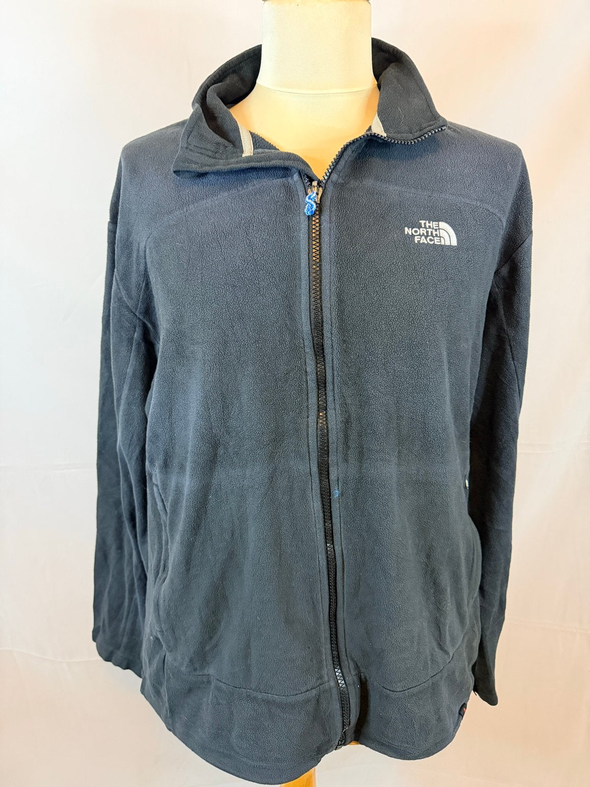 The North Face Vest - kleur antraciet - Heren XL nette staat, Kleding | Heren, -, -, Maat 56/58 (XL), Ophalen of Verzenden