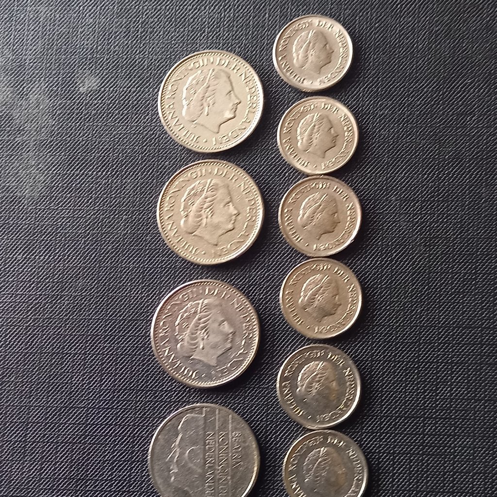 muntgeld/gulden, Ophalen, Gebruikt