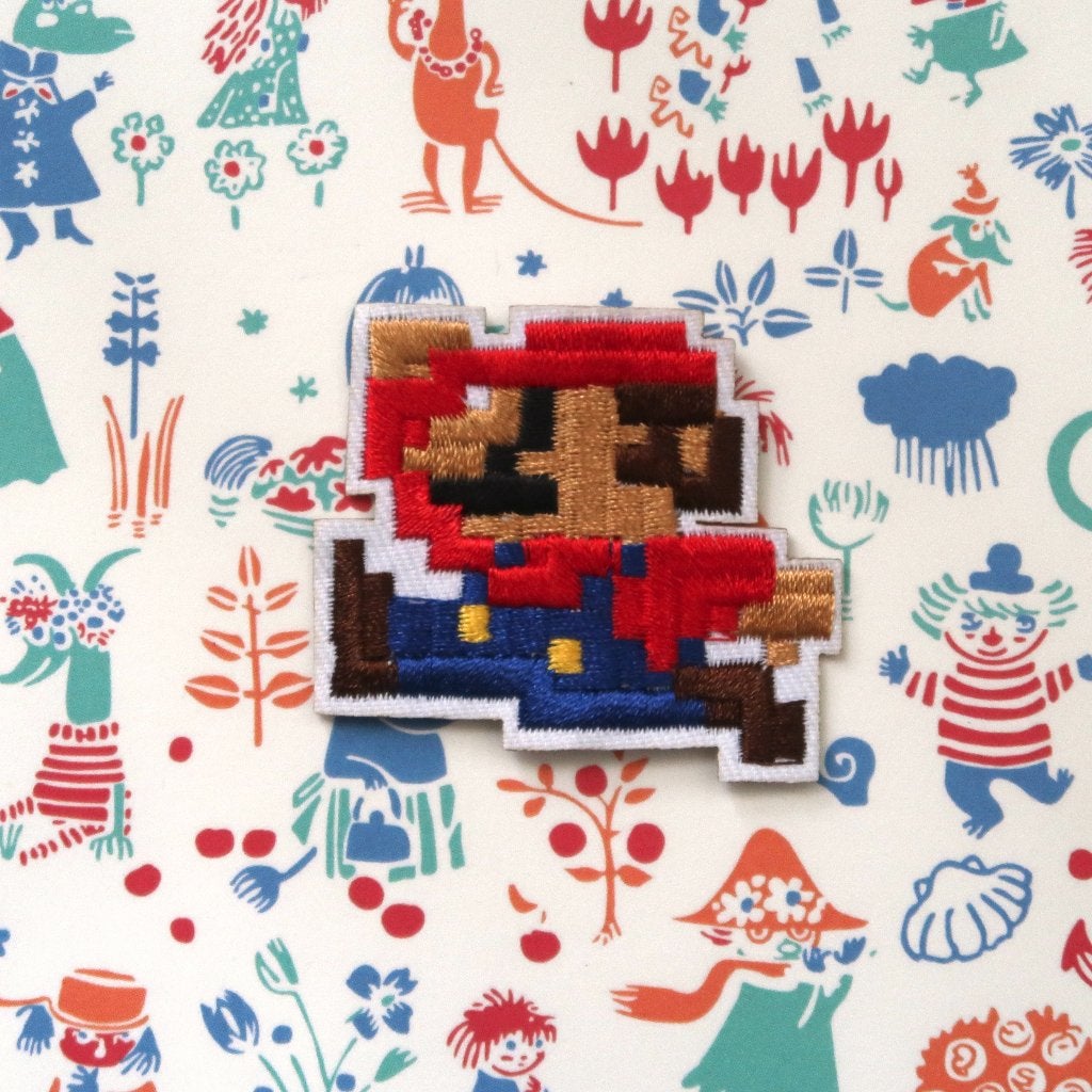 Mario opstrijkplaatje patch badge applicatie embleem, Hobby en Vrije tijd, Verzenden, Nieuw, Overige applicaties