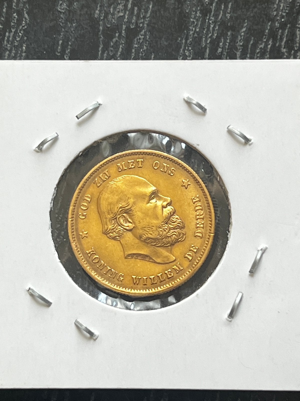Gouden Tientje 1876 Koning Willem III, Ophalen of Verzenden, Koning Willem III, 10 gulden