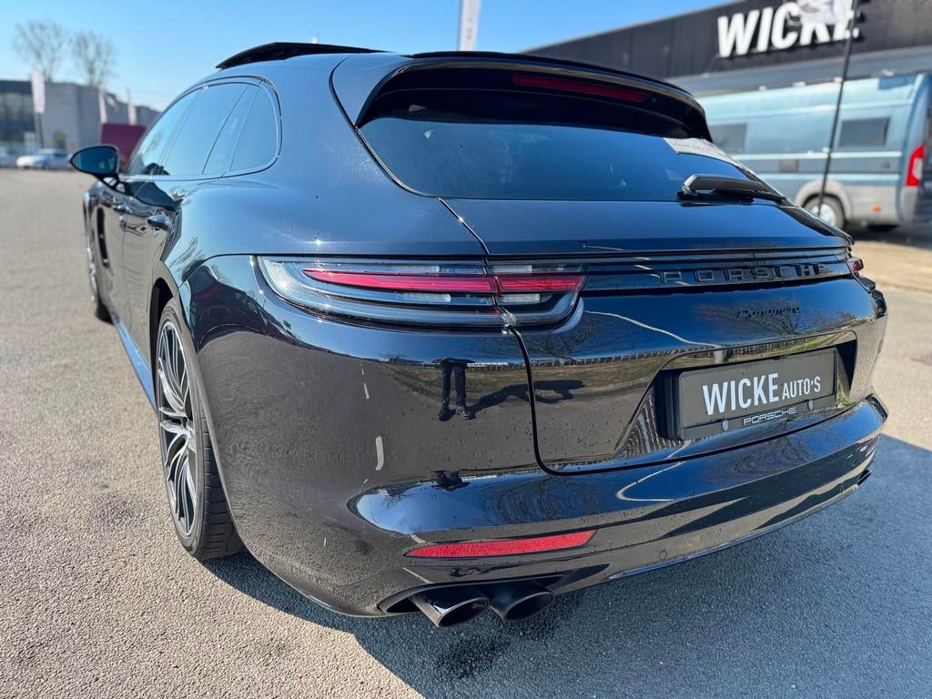 Porsche Panamera Sport Turismo 3.0 4 Softclose Pano Camera A, Auto's, Gebruikt, 2995 cc, Zwart, Leder