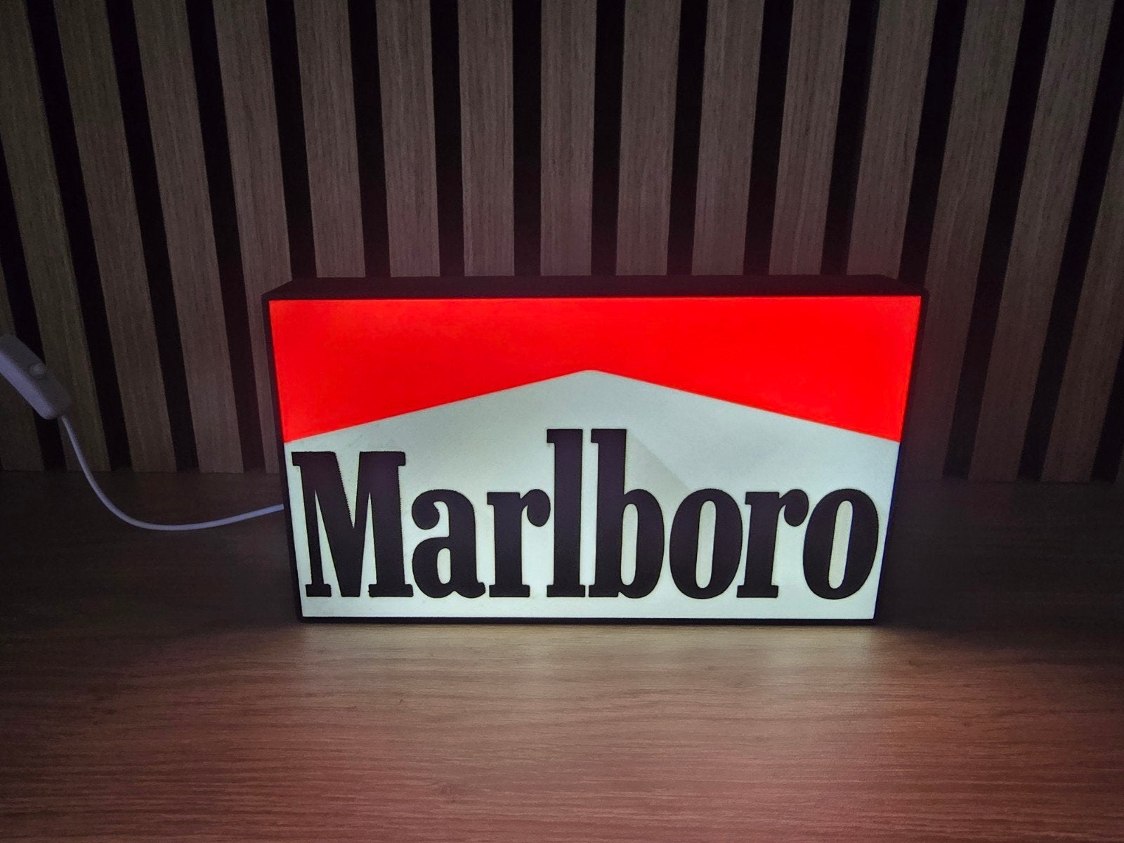 Marlboro Lightbox - Uniek Decoratiestuk, Met schakelaar, Overige merken, Kunststof, Ophalen of Verzenden