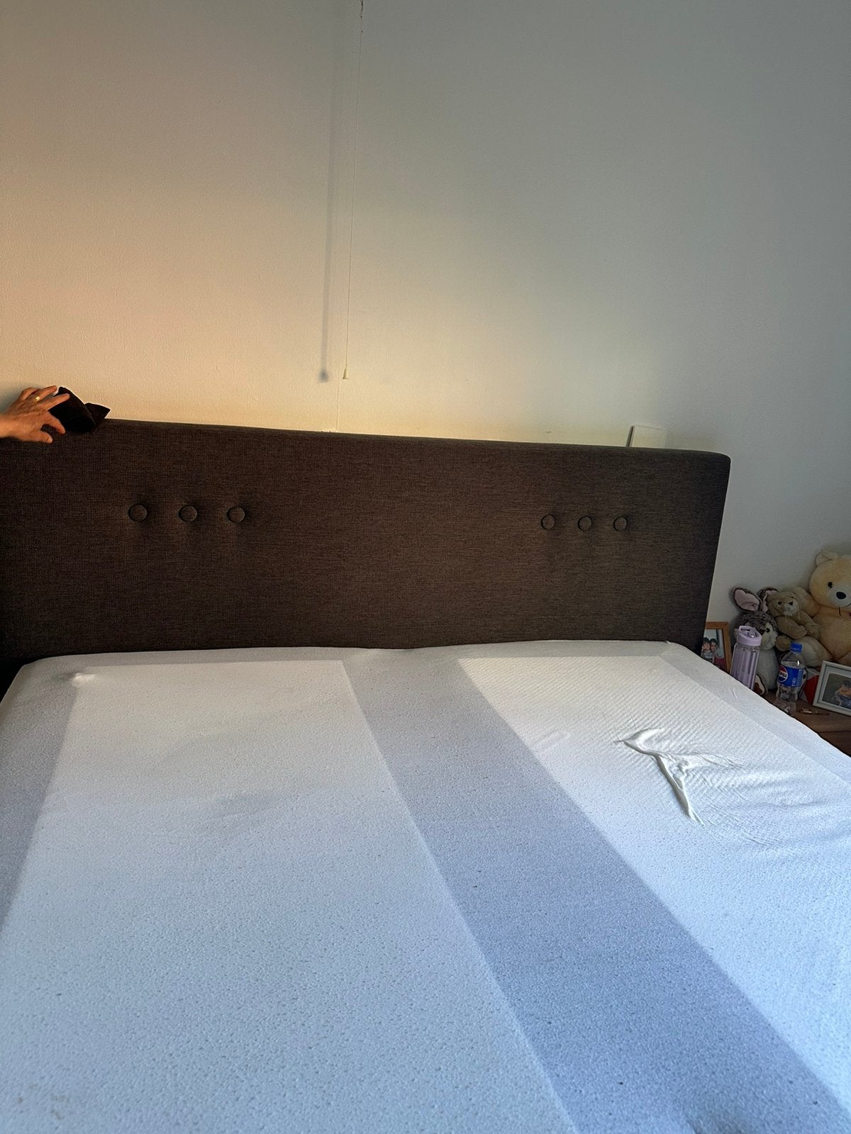 Tweepersoonsbed, Ophalen of Verzenden, Zo goed als nieuw, Tweepersoons, 160 cm