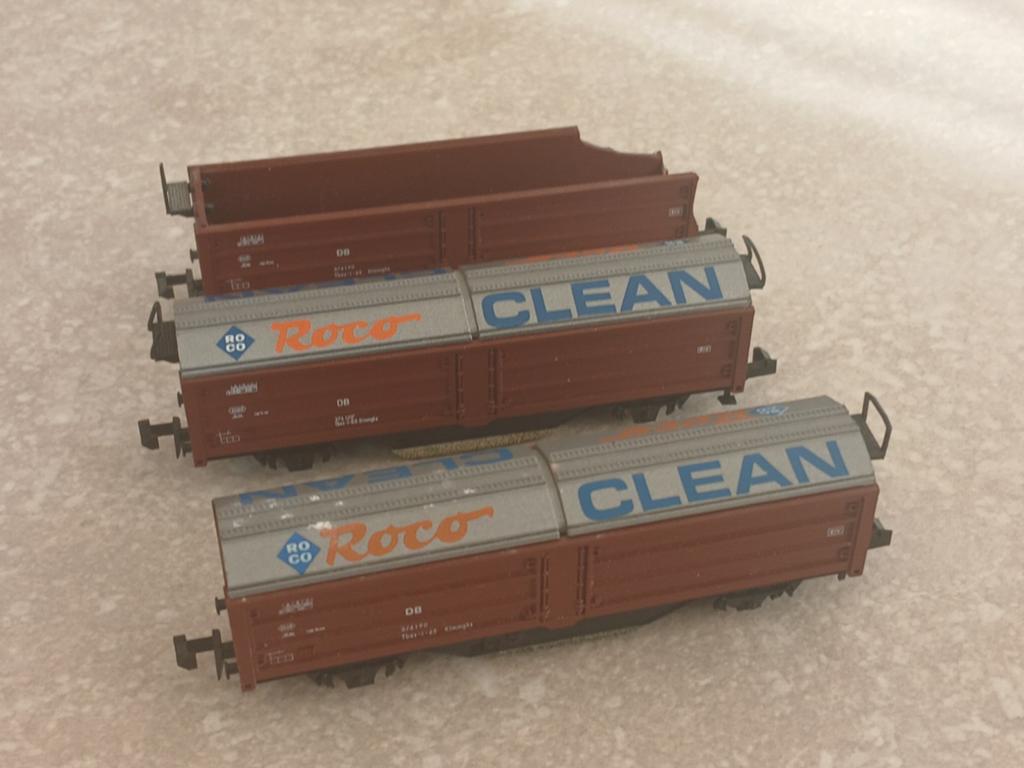 3 Roco clean wagons, Ophalen of Verzenden, Gelijkstroom, Wagon, Roco