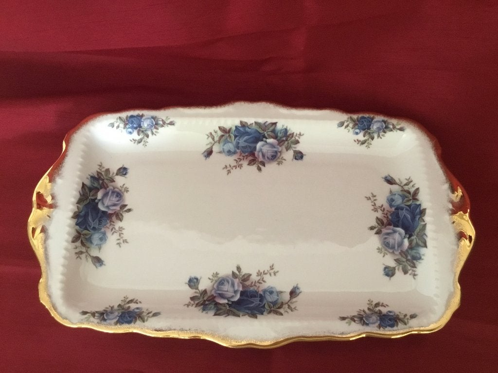 Royal Albert MOONLIGHT ROSE CAKE SCHAAL, Ophalen of Verzenden