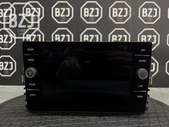 Display Multi Media regelunit van een Volkswagen Polo, Gebruikt, -, Volkswagen, -