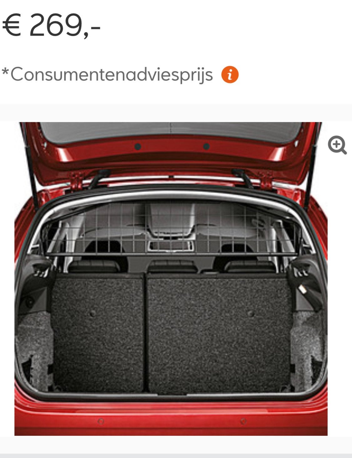 Honden/bagagerek voor Seat (bouwjaar 2013), Ophalen, Gebruikt