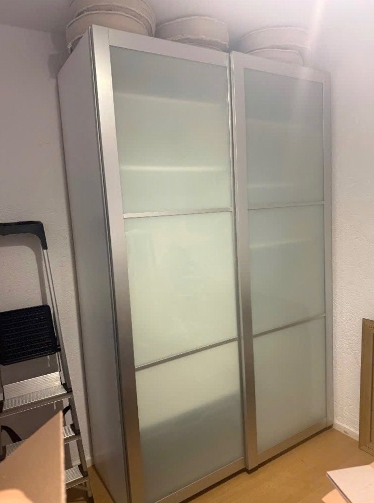 Kledingkast met schuifdeuren, 100 tot 150 cm, 200 cm of meer, Zo goed als nieuw, 50 tot 75 cm