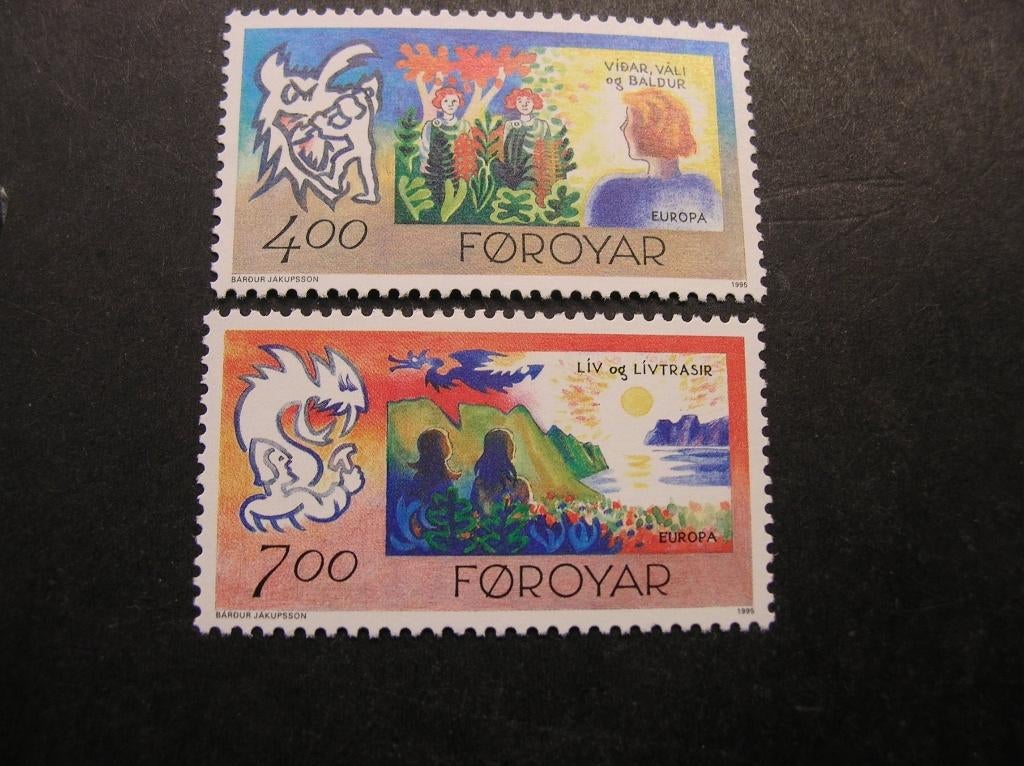 Cept/Verenigd Europa Denemarken Faroer 1995, Verzenden, Overige landen, Postfris