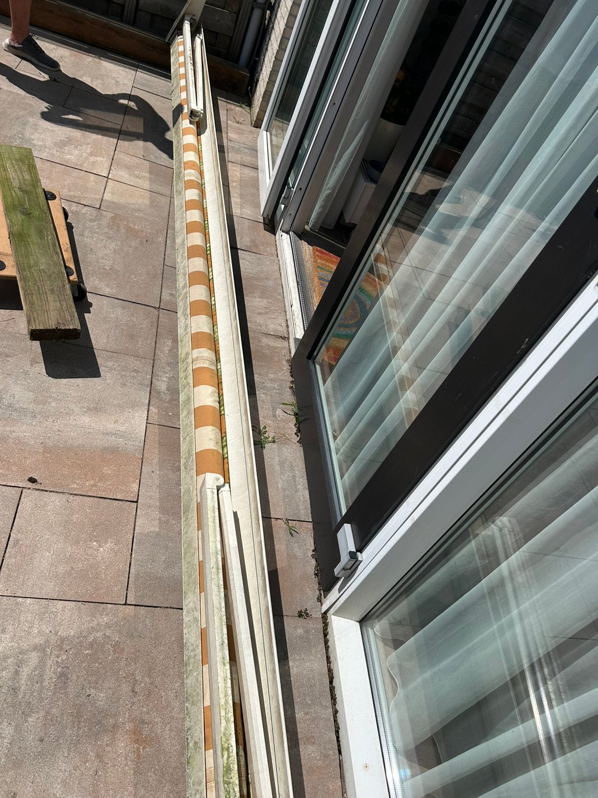 Zonnescherm, Tuin en Terras, Gebruikt, 450 cm of meer, Ophalen of Verzenden, 150 tot 300 cm