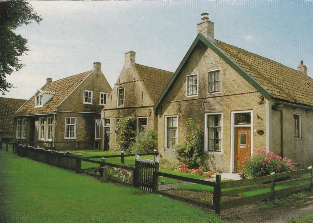 BALLUM Oude Huisjes, Verzenden, 1960 tot 1980, Gelopen, Waddeneilanden