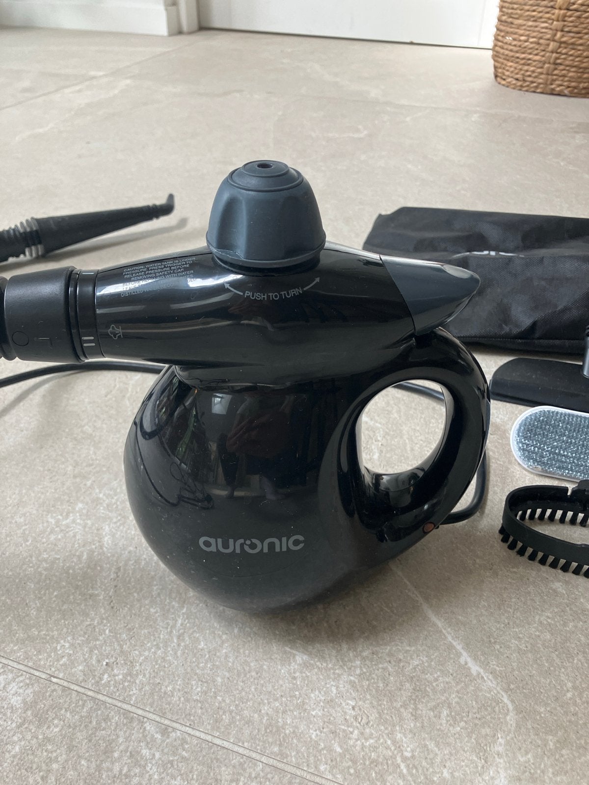 Auronic Stoomreiniger - Multifunctionele Handstomer - Zo goe, Ophalen of Verzenden, Zo goed als nieuw, Stoomreiniger