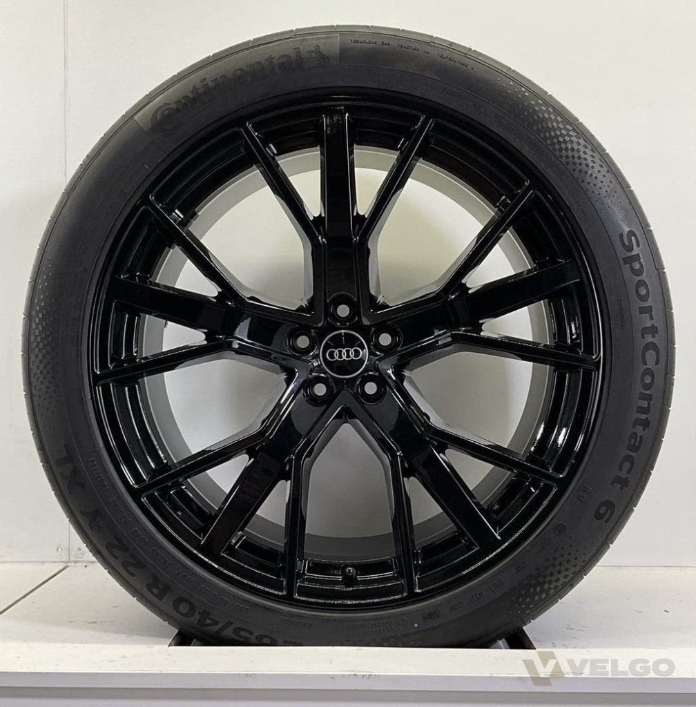 AUDI SQ8 Q8 SET VELGEN + ZOMERBANDEN 22 INCH, Gebruikt, Banden en Velgen, Info@velgo.nl, Ophalen of Verzenden