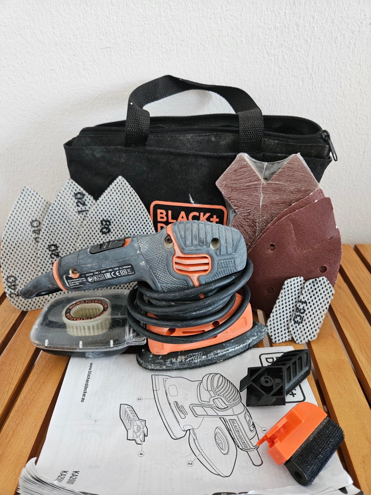 Black&Decker Mouse schuurmachine - Zo goed als nieuw, Doe-het-zelf en Verbouw, Gereedschap | Schuurmachines, Ophalen of Verzenden
