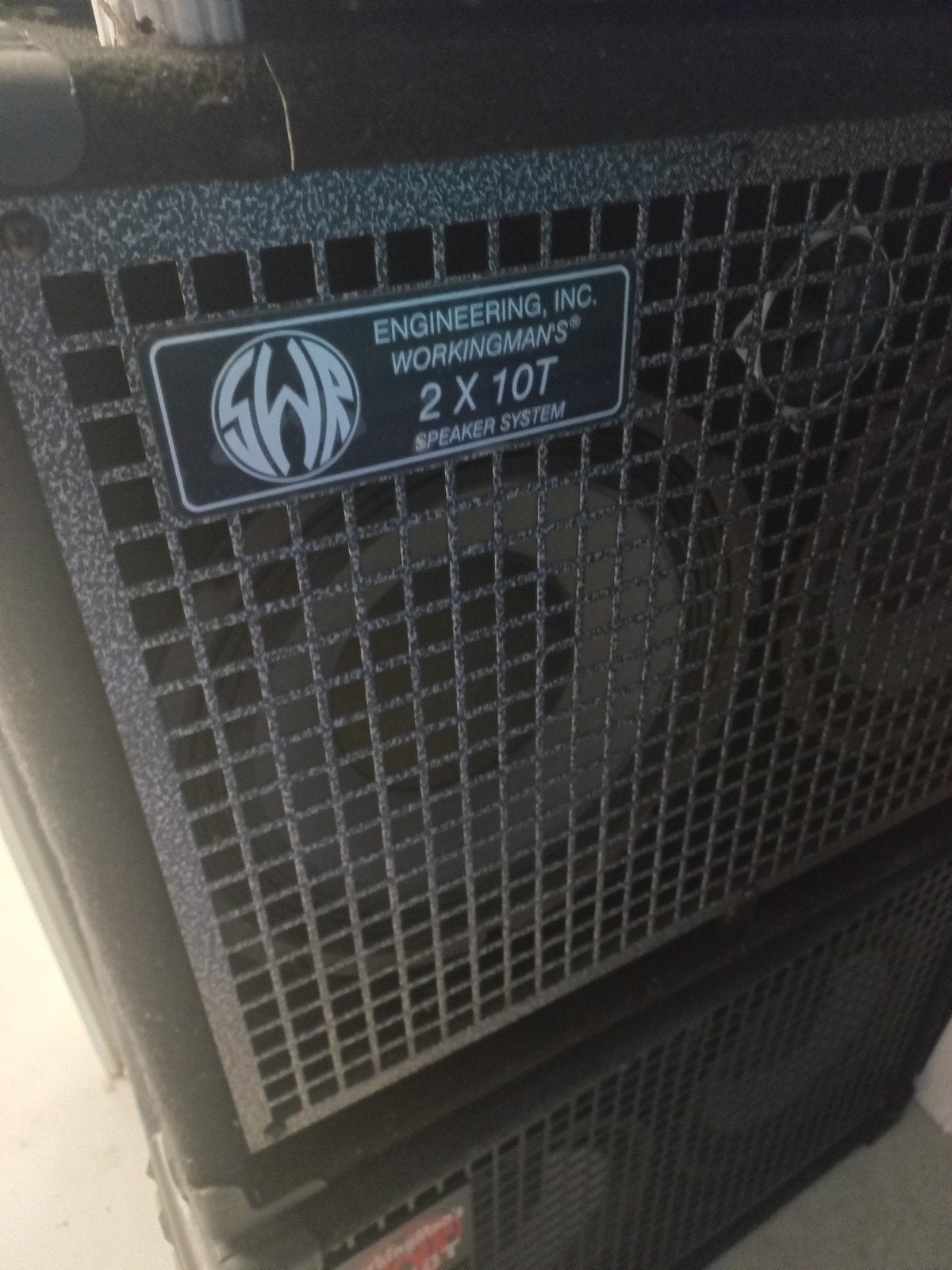 SWR Workingman's 2x10T basgitaar speakerkast, Muziek en Instrumenten, Gebruikt, SWR Engineering, Inc., Onbekend, Ophalen of Verzenden