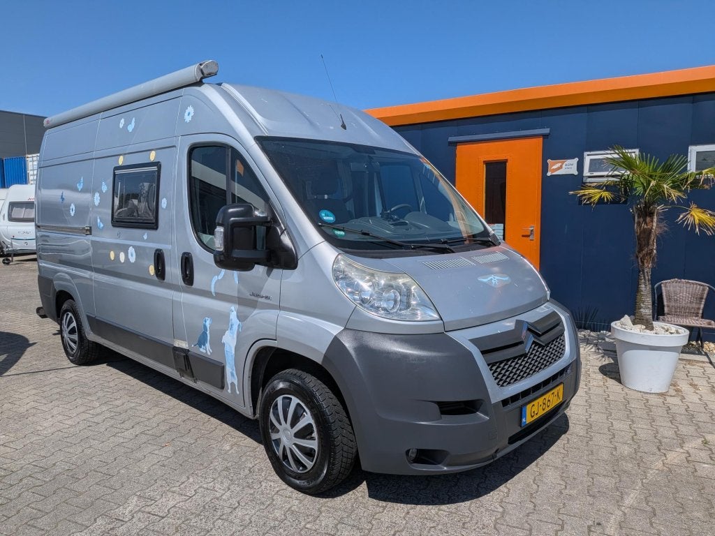 Leuke buscamper Citroën Jumper 2.2Hdi120PK, Caravans en Kamperen, Campers, Overige merken, Chemisch toilet, Buscamper of Camperbus