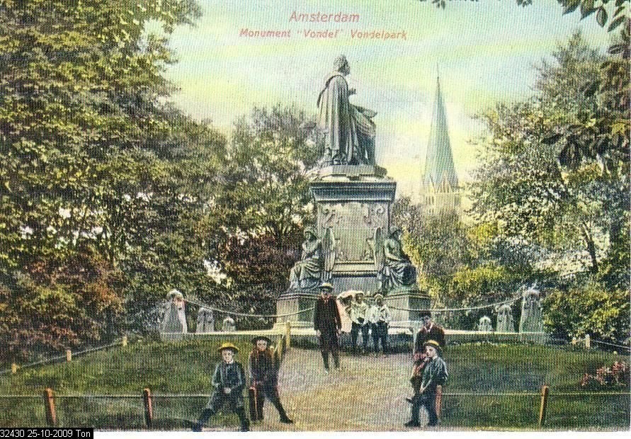 Ansichtkaart 	Amsterdam	Vondelpark	uitg tgv 700 jaar A'dam, Verzenden, 1960 tot 1980, Gelopen, Noord-Holland
