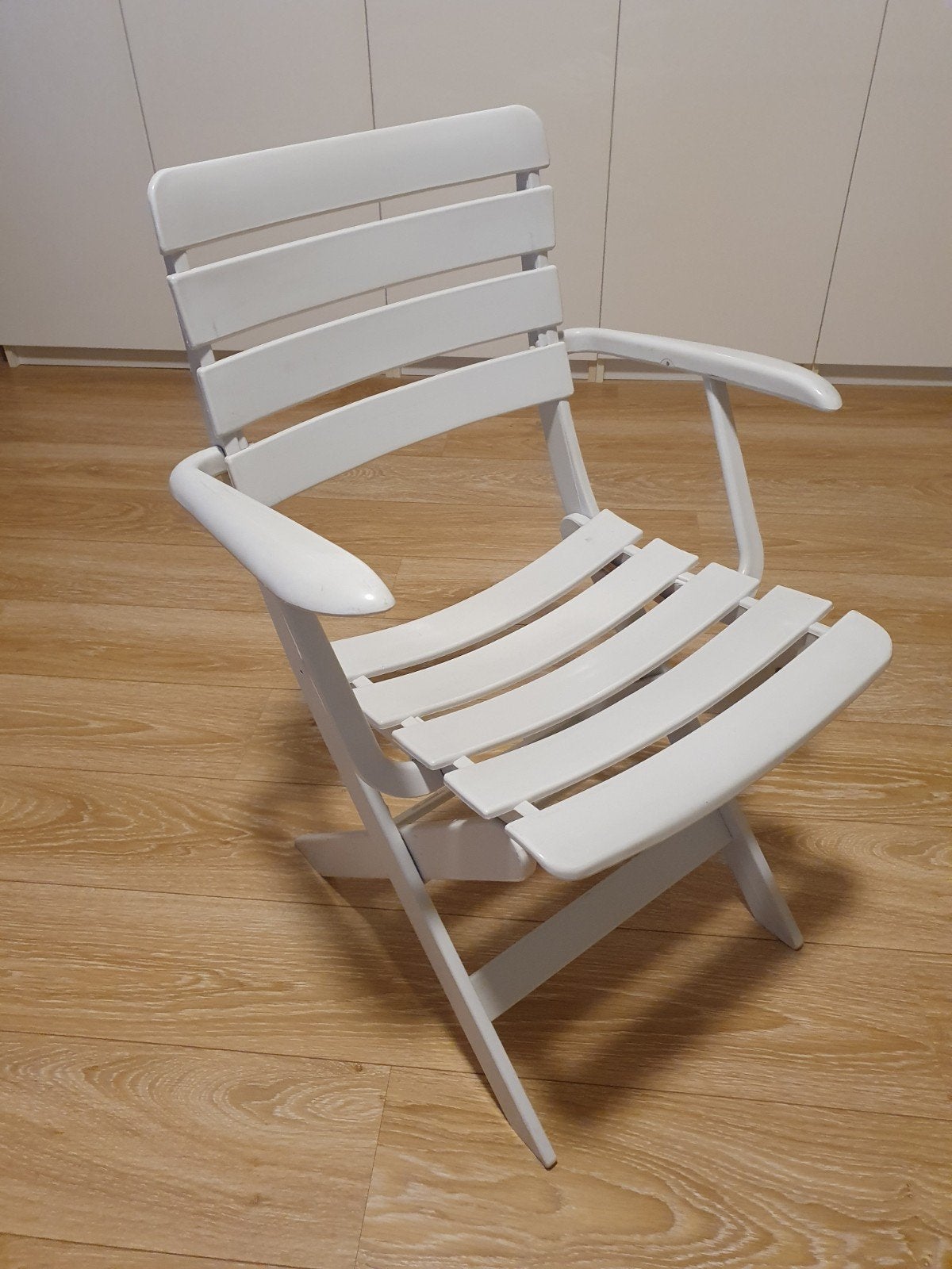 2 Rovergarden tuinstoelen - wit, inklapbaar, Ophalen, Kunststof, Gebruikt, Twee