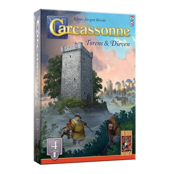Carcassonne Uitbreiding Torens & Dieven 4 999 Games Bordspel, 999 Games, Nieuw, Ophalen of Verzenden, Vijf spelers of meer
