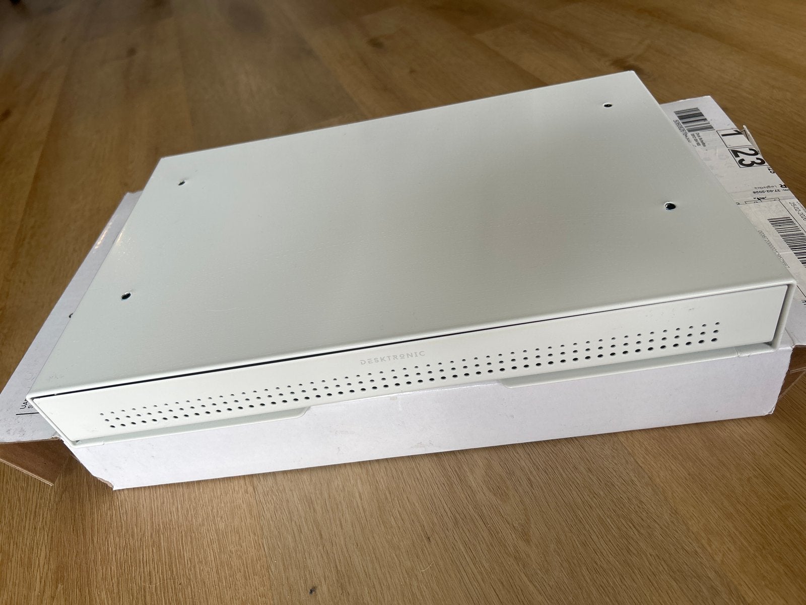 DESKTRONIC bureaulade Wit, Huis en Inrichting, Ophalen of Verzenden, Kabelgoot, Nieuw, Wit