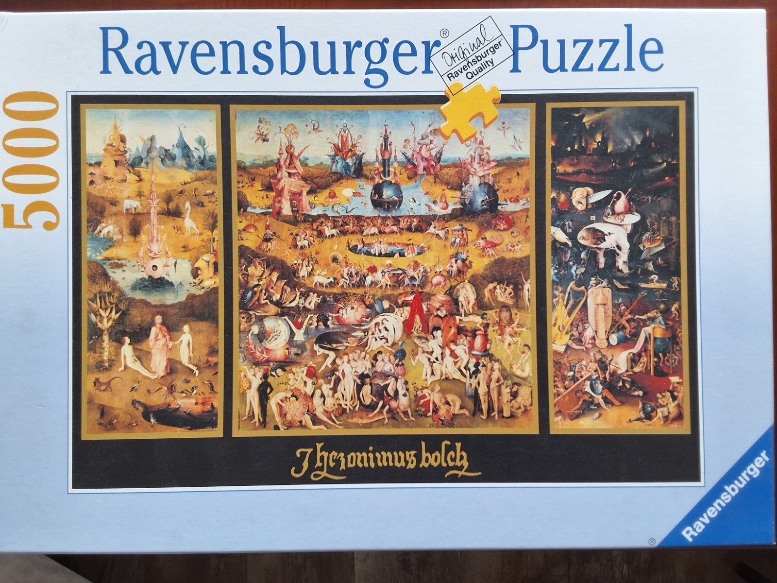 Ravensburger Legpuzzel Jheronimus Bosch 5000 stukjes, Ophalen, Meer dan 1500 stukjes, Zo goed als nieuw, Legpuzzel