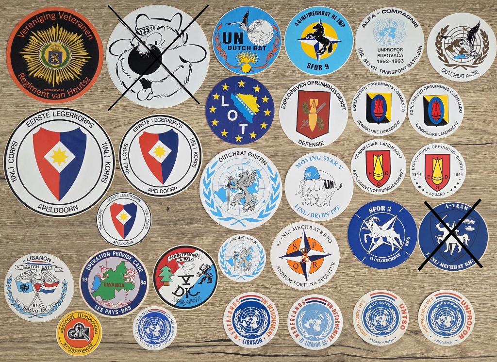 stickers Defensie/Landmacht 19, Ophalen of Verzenden, Landmacht, Nederland, Overige typen