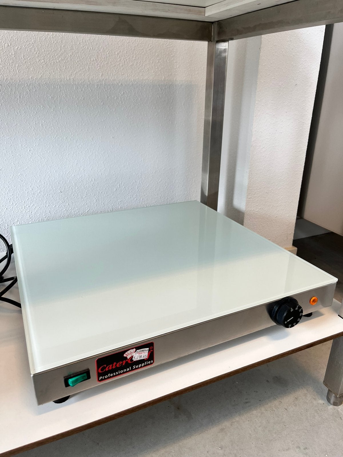 Warmhoudplaat, Witgoed en Apparatuur, Weegschalen, Minder dan 10 kg, Keukenweegschaal, Ophalen of Verzenden, Zo goed als nieuw