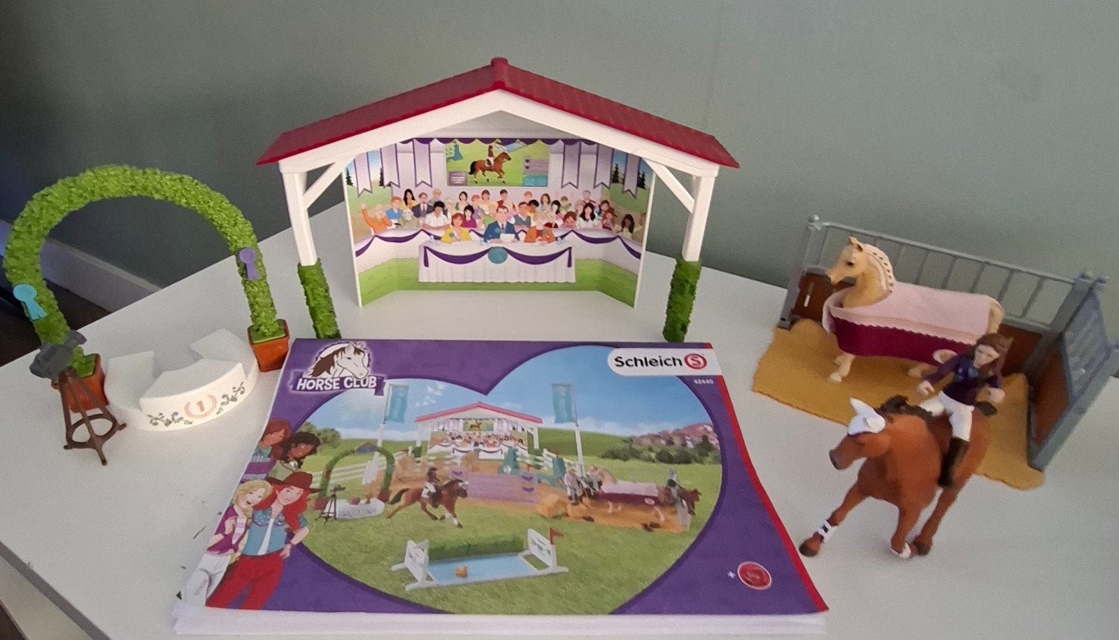 Schleich Horse Club Paardenshow Set met Accessoires, Ophalen of Verzenden, Jongen of Meisje