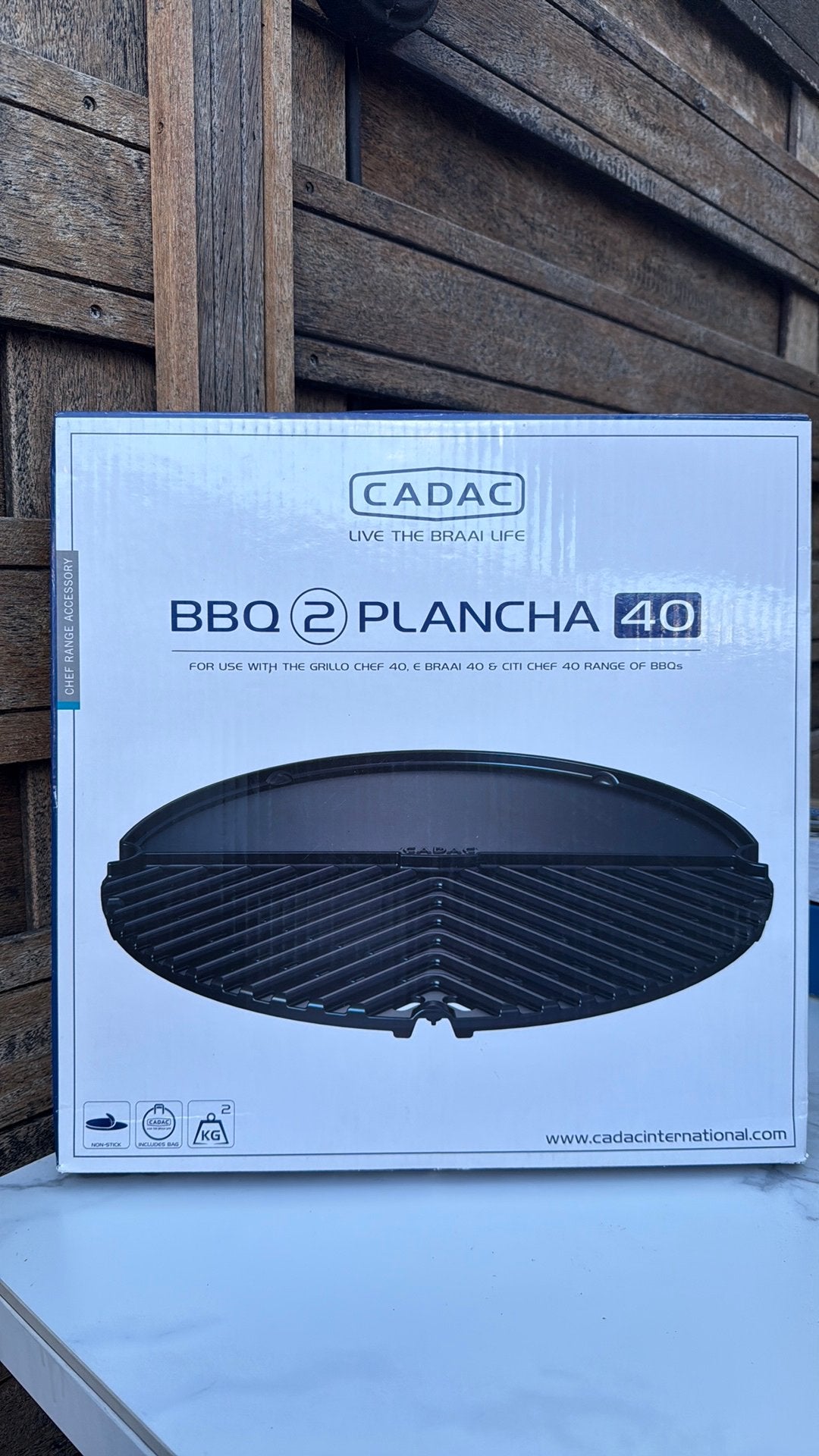 CADAC BBQ 2 Plancha 40 – Nieuw in doos, Ophalen of Verzenden, Zo goed als nieuw