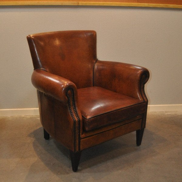 Rosan, schapenleren fauteuil i.z.g.s., Ophalen of Verzenden