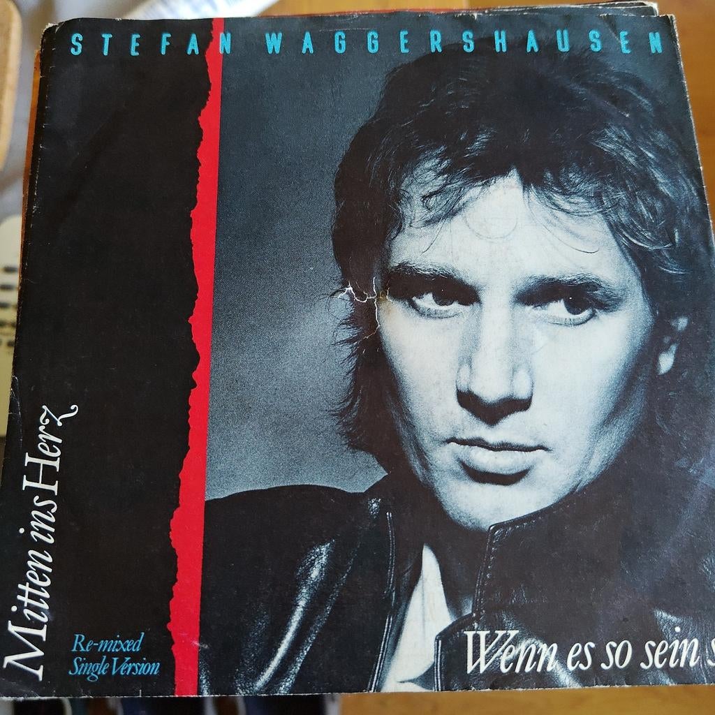 Stefan Waggershausen  Mitten ins Herz / Wenn es so sein sol, Ophalen of Verzenden
