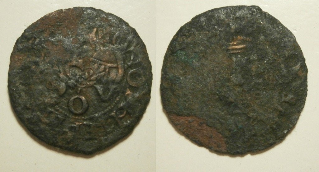 Utrecht - Duit Philips van Bourgondië - 1514 /1527 - R, Ophalen of Verzenden, Vóór koninkrijk, 1 cent, Losse munt