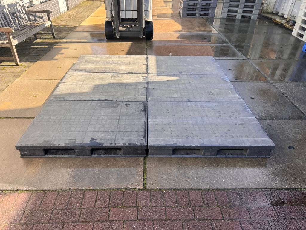 Kunststof pallets voor in voortent caravan 80x120, Tuin en Terras, Terrasdelen en Vlonders, Zo goed als nieuw, Kunststof, Ophalen