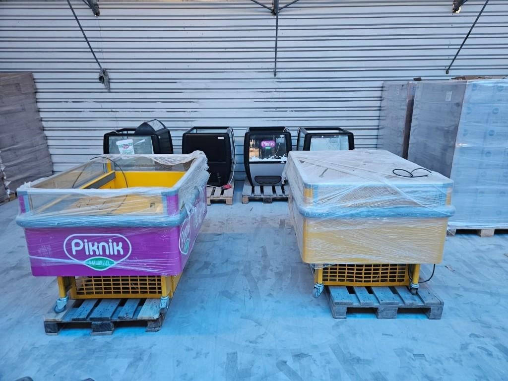 6x koeleiland / winkelkoeling / koeleilanden – partijverkoop, Ophalen, Gebruikt, Koelen en Vriezen
