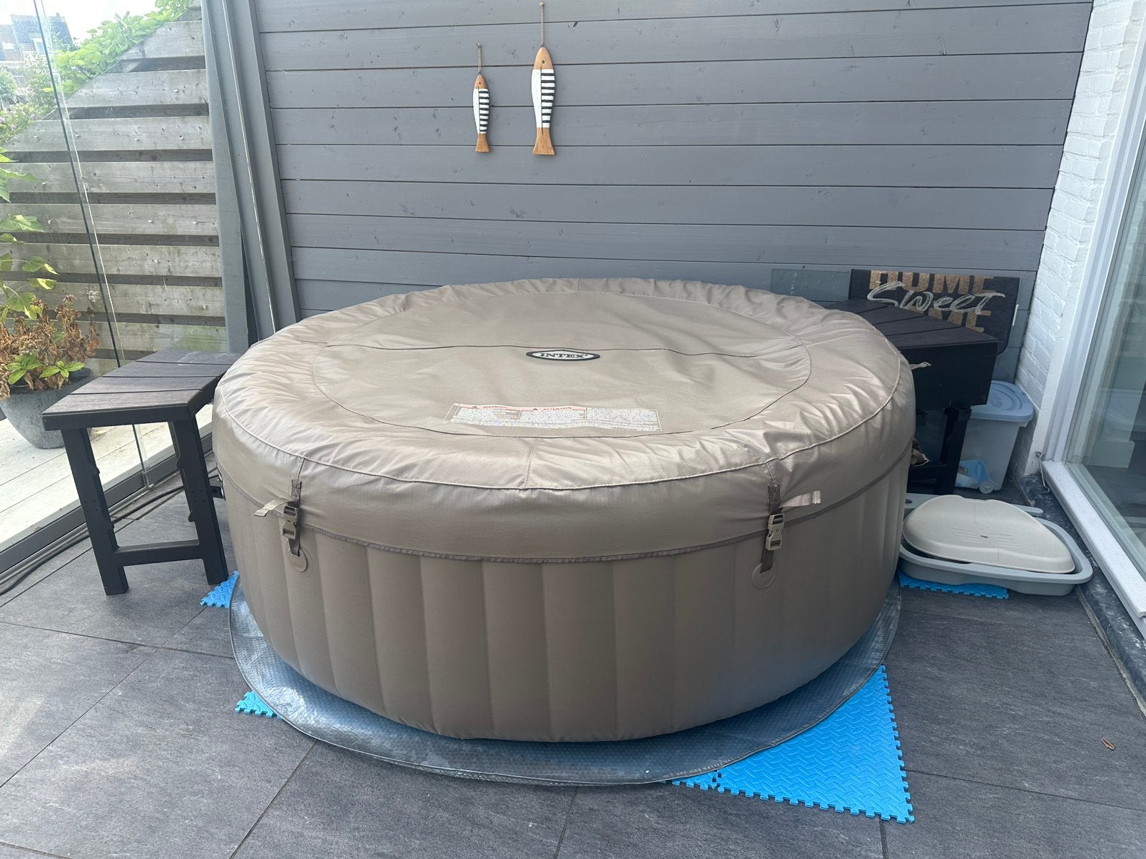Intex pure spa 200/ jacuzzi opblaasbaar, Ophalen, Zo goed als nieuw, Filter