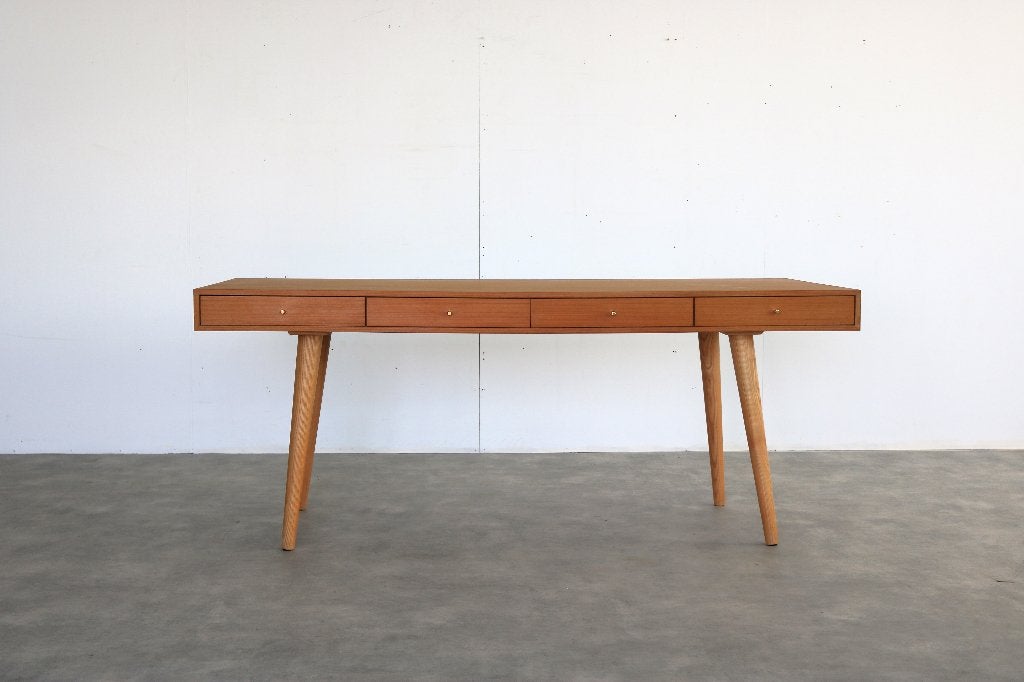 vintag eettafel | tafel | bureau | Deens, Huis en Inrichting, Tafels | Eettafels, Gebruikt, Glas, ., 150 tot 200 cm