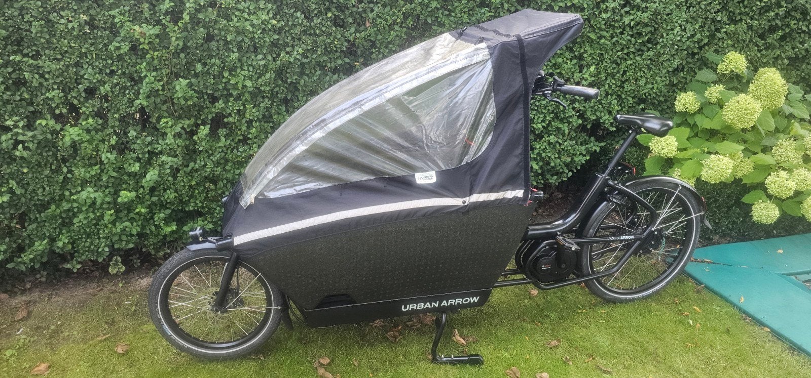 Urban Arrow Familie Performance met 2x 500Wh accu's, Fietsen en Brommers, Gebruikt, Huif, 2 kinderen, Schijfrem
