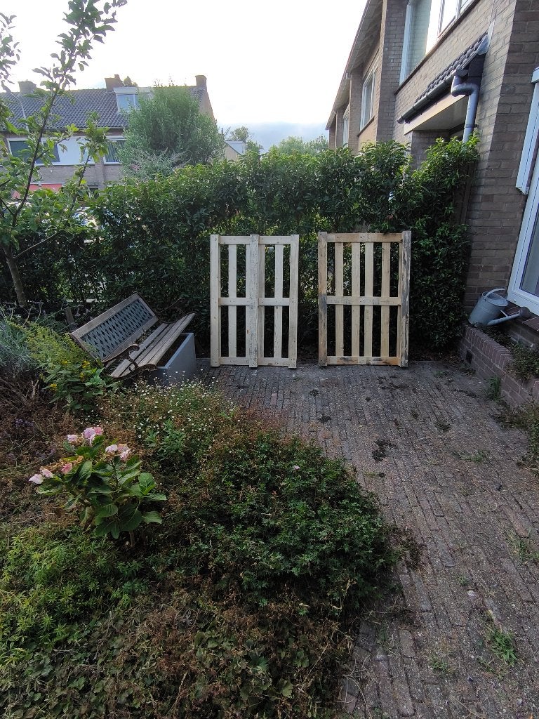 2 pallets gratis, Ophalen, Gebruikt, Pallet, Minder dan 200 cm